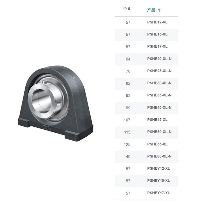 立式軸承座PSHE45-XL德國INA進(jìn)口軸承(圖1)