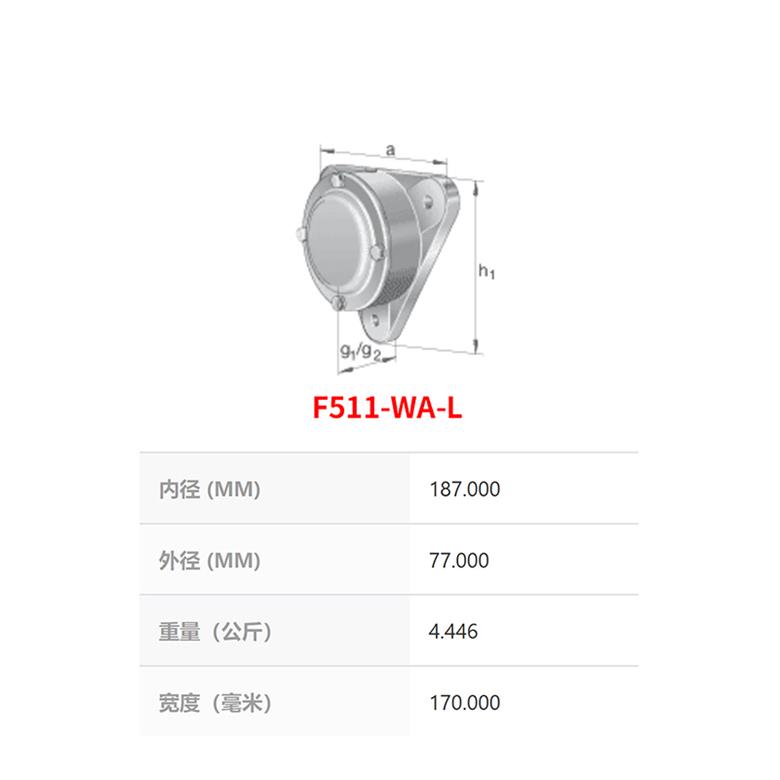 FAG帶法蘭軸承座